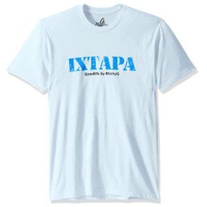 Marky G Apparel Men's 6410-IXTAPA- Short Sleeve Crew Neck T Shirt LIGHT BLUE XS